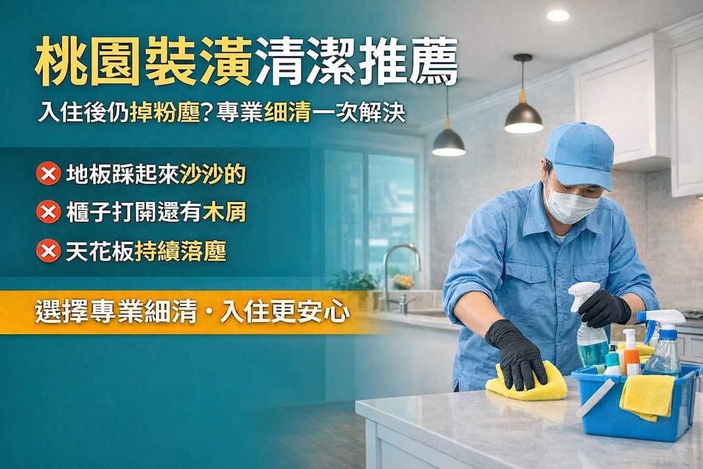 Read more about the article 桃園裝潢清潔價格總覽：細清費用、坪數行情與完整流程大公開 | 家立淨
