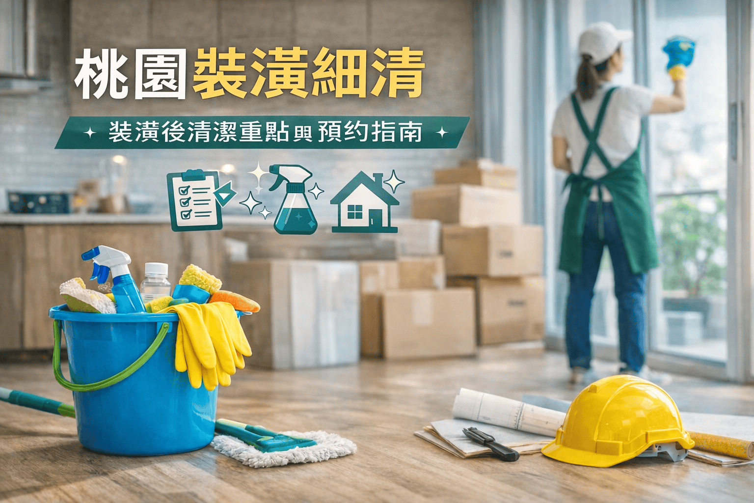 Read more about the article 桃園裝潢細清怎麼做？裝潢後清潔重點、流程與價格，讓你輕鬆入住！
