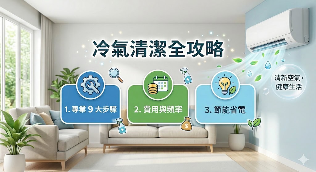 Read more about the article 冷氣清洗價格大公開：分離式、窗型、吊隱式費用與專業服務解析