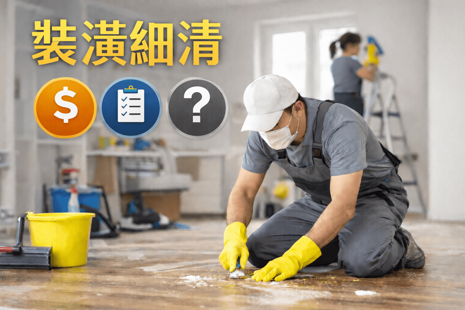 Read more about the article 關於裝潢粗清與細清你該知道：流程、價格、項目與常見問題全解析
